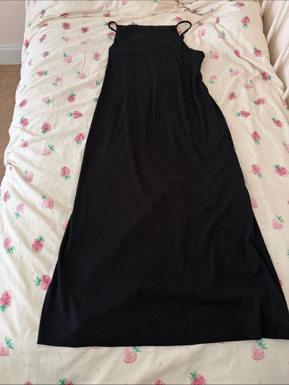 Old Navy Black Maxi Dress with Spaghetti Straps